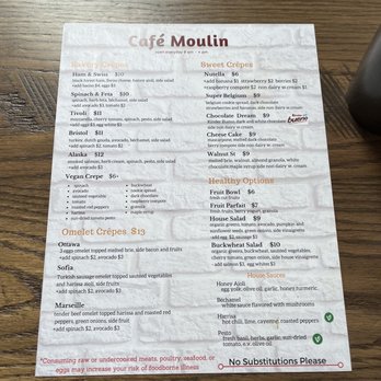 Cafe Moulin - Menu - Breakfast & Brunch Near Me - Pittsburgh, Pennsylvania