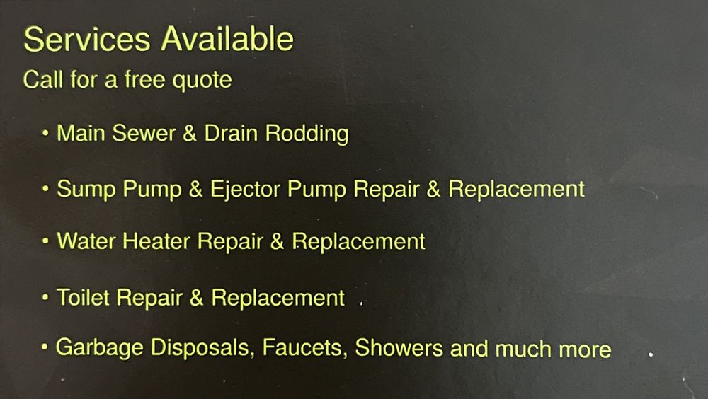 Slide of K&M plumbing