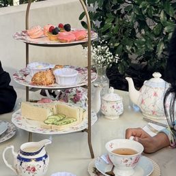 Tea service for two.