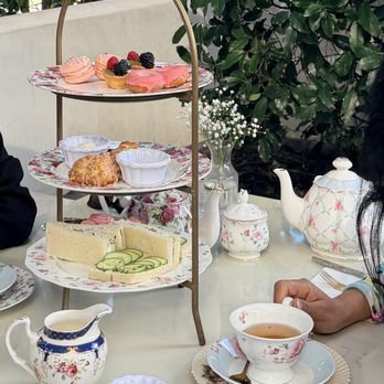 Morning Lavender - Tea service for two. - Women's Clothing Near Me - Tustin, California