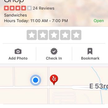 Capriotti's Sandwich Shop - See the blue dot is exactly where this place is at! - Sandwiches Near Me - Davenport, Iowa