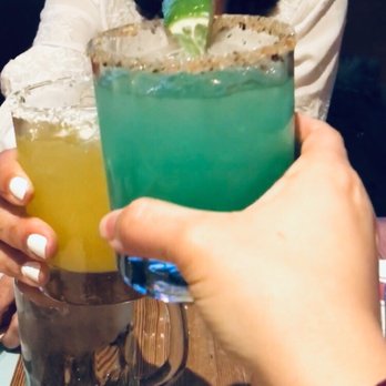 Mad Mexican - Margarita (super different and unique! Made with blue cacao and habanero! Spicy touch! A little sour but soooo good if you like spice) - Mexican Near Me - Toronto, Ontario