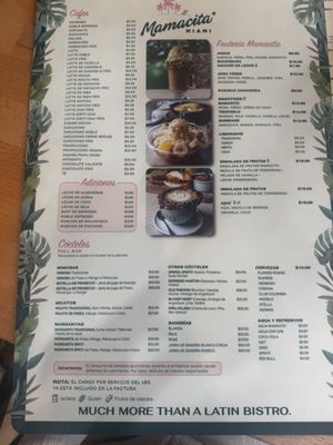 Menu photo 1 Mamacita Miami Miami, FL Menu photo 1 Mamacita Miami Miami, FL