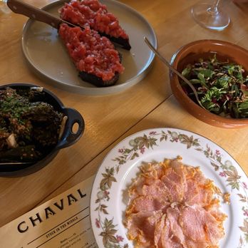 Chaval Maine - Pan con Tomate, Patatas Bravas, Beets, Jamón Serrano - Spanish Near Me - Portland, Maine
