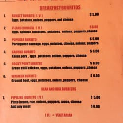 The menu is very affordable!