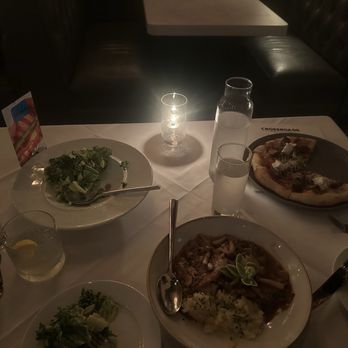 Crossroads Kitchen - Ceasar/kale salad, spicy sausage pizza and the best thing ever...vegan chicken Marsala and mashed potatoes! So amazing!! - Vegan Near Me - Los Angeles, California Crossroads Kitchen - Ceasar/kale salad, spicy sausage pizza and the best thing ever...vegan chicken Marsala and mashed potatoes! So amazing!! - Vegan Near Me - Los Angeles, California