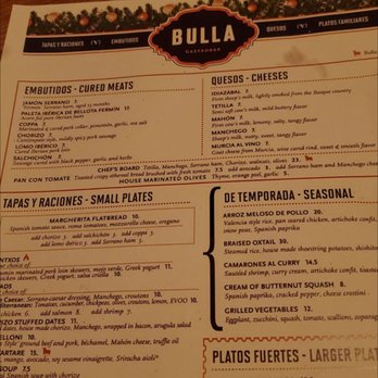 Bulla Gastrobar - Spanish Near Me - Plano, Texas Bulla Gastrobar - Spanish Near Me - Plano, Texas