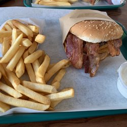 Jim's Burgers - Western bacon cheeseburger combo