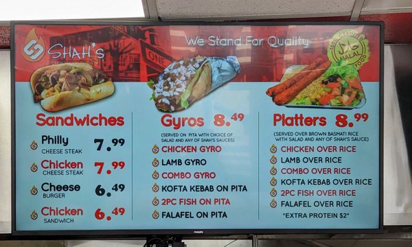 Menu photo 1 Shah's Halal Food Elmhurst, NY Menu photo 1 Shah's Halal Food Elmhurst, NY