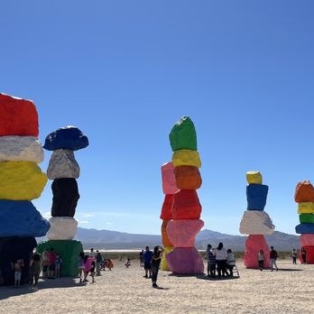 Seven Magic Mountains - Public Art Near Me - Las Vegas, Nevada