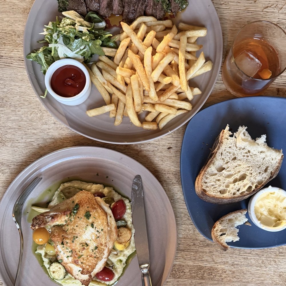 Due West Tavern - Steak Frites, Mary's Airline Chicken Breast - Cocktail Bars Near Me - Olema, California
