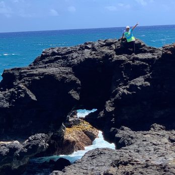 Kulikoa Point - On top of lava arch - Hiking Near Me