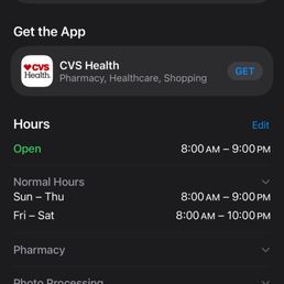 CVS pharmacy hours CVS pharmacy hours