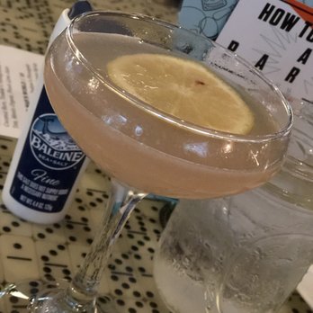 Punch Bowl Social - Lavender Sour was so different, but I liked it...the aromatics were out of this World. Lots of punch - Eatertainment Near Me - Dallas, Texas