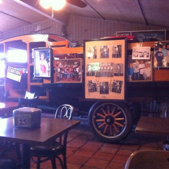 Ray's Drive Inn - old delivery truck in the back dining area - Tex-Mex Near Me - San Antonio, Texas
