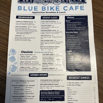 Blue Bike Cafe - Menu - Breakfast & Brunch Near Me - Highlands, North Carolina Blue Bike Cafe - Menu - Breakfast & Brunch Near Me - Highlands, North Carolina