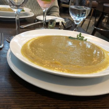 Lombardi's On the Bay - Butter nut Squash Soup with Thanksgiving Holiday menu very large deep bowl tasty and smelt as delicious as it tasted. - Italian Near Me - Patchogue, New York