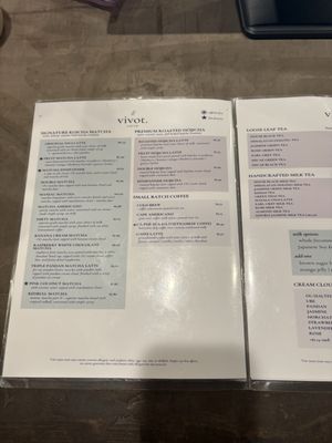 Menu photo 1 Vivot Craft Cafe Fullerton, CA Menu photo 1 Vivot Craft Cafe Fullerton, CA