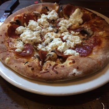 Boondoggles Pub - Quattro Formaggio pizza with pepperoni instead of Canadian bacon - Bars Near Me - El Lago, Texas Boondoggles Pub - Quattro Formaggio pizza with pepperoni instead of Canadian bacon - Bars Near Me - El Lago, Texas