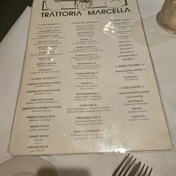 Trattoria Marcella - Menu - Italian Near Me - Saint Louis, Missouri Trattoria Marcella - Menu - Italian Near Me - Saint Louis, Missouri