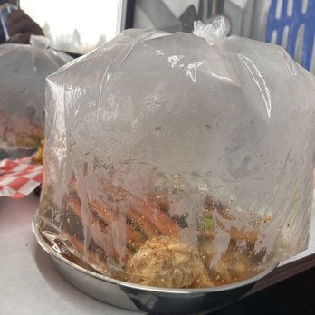 Crack Crab - Springfield - How the crab boil comes to the table. - Seafood Near Me - Springfield, Pennsylvania