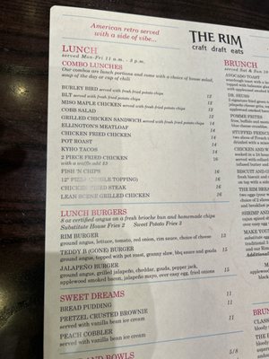 Menu photo 5 The Rim Fort Worth, TX Menu photo 5 The Rim Fort Worth, TX