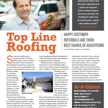 Top Line Roofing - Roofing Near Me - Poway, California Top Line Roofing - Roofing Near Me - Poway, California