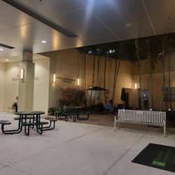 Baptist Health Boca Raton Regional Hospital - Outdoor waiting area