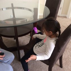 Value City Furniture - Wrong table delivered. This table was for the counter chair height chairs not the regular size.