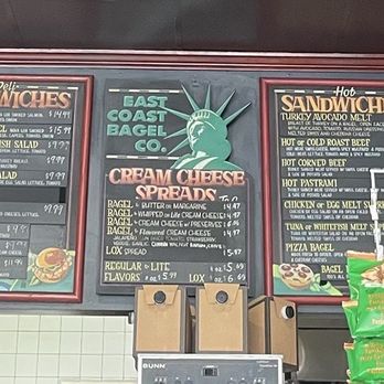 East Coast Bagel - Menu - Bagels Near Me - Long Beach, California