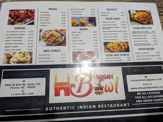 Menu photo 4 Biryani Bowl Peoria, AZ Menu photo 4 Biryani Bowl Peoria, AZ