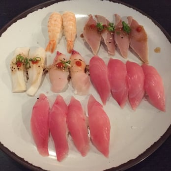 Ohana Sushi - Super red/dark pink yellow tails on the bottom and right side - Japanese Near Me - Riverside, California Ohana Sushi - Super red/dark pink yellow tails on the bottom and right side - Japanese Near Me - Riverside, California