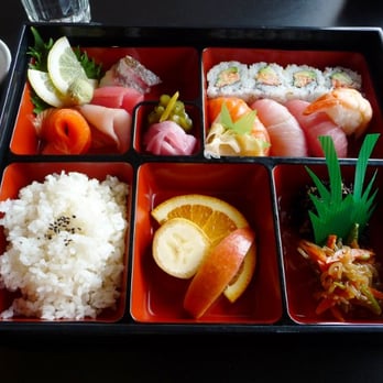 Midori's Floating World Cafe - Sushi & sashimi combination bento box - Sushi Bars Near Me - Minneapolis, Minnesota Midori's Floating World Cafe - Sushi & sashimi combination bento box - Sushi Bars Near Me - Minneapolis, Minnesota