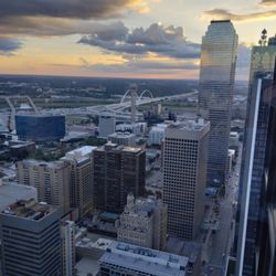 Same Day Transportation - Beautiful Dallas skyline