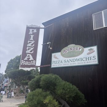 Round Up Pizza - Outside - Pizza Near Me - Cambria, California Round Up Pizza - Outside - Pizza Near Me - Cambria, California