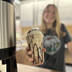 Facility Coffee - Frozen salted caramel mocha! Yum!!