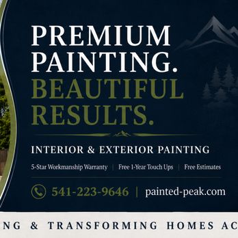 Painted Peak Paint Co. - Painters Near Me - Eugene, Oregon Painted Peak Paint Co. - Painters Near Me - Eugene, Oregon