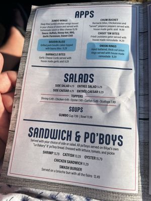 Menu photo 6 Flatheads and Bottom Feeders Biloxi, MS