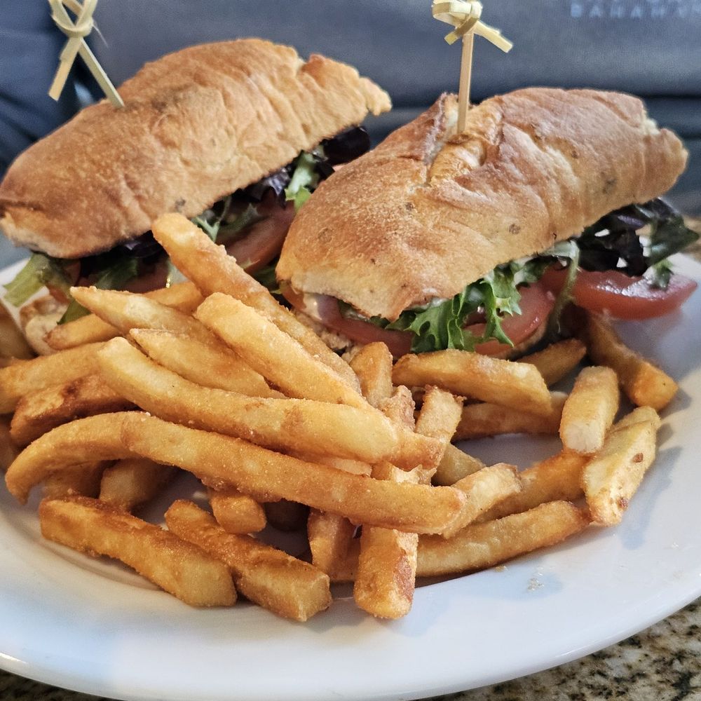 Dungeonous crab sandwich and fries