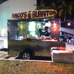 Tamiami Truckers Food Court - Great chicken buritto with sweet chili sauce