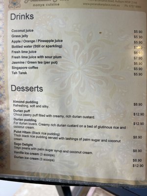 Menu photo 3 Peranakan Place Auburn, NSW Menu photo 3 Peranakan Place Auburn, NSW