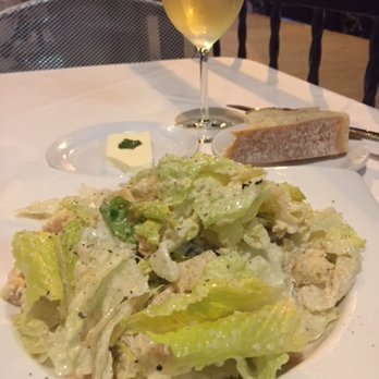 Marios Place - Caesar salad, Chardonnay, Bread & Butter = heaven - Italian Near Me - Riverside, California