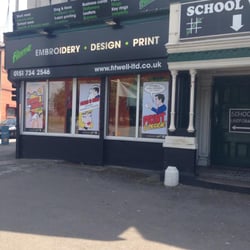 Fitwell Embroidery - New window signage designed and created @ Fitwell