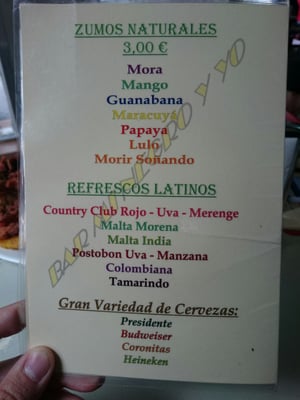 Menu photo 1 Mi Negro y Yo Seville, SE
