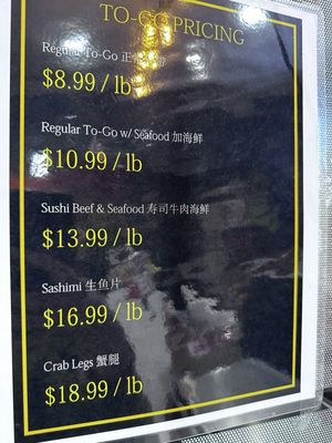 Menu photo 2 Hibachi Buffet Temecula, CA