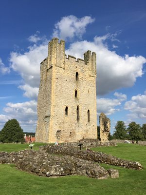 Helmsley Castle by null