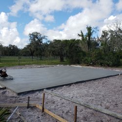 Eric Schroeder Concrete - Metal garage slab