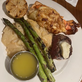 Bluewater Grill - Surf and turf divided half - Seafood Near Me - Coronado, California Bluewater Grill - Surf and turf divided half - Seafood Near Me - Coronado, California