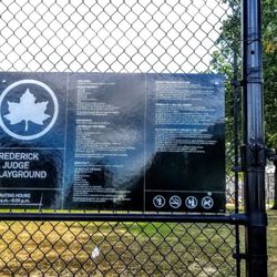 Frederick B Judge Playground - At the baseball field