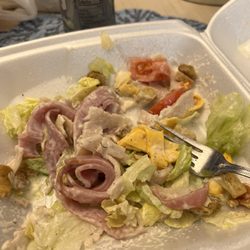 Mulligan's Sports Bar & Restaurant - Big chunks of meat in the chef salad